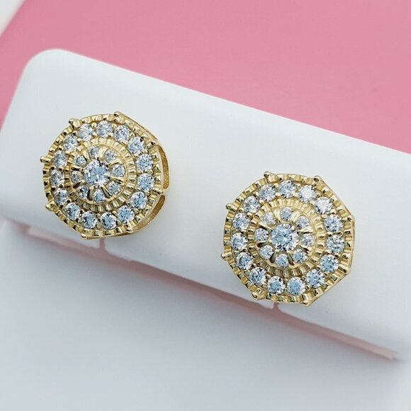 - "925 Sterling Silver Cubic Zirconia Earrings, U19254635 - Picture 2 of 11